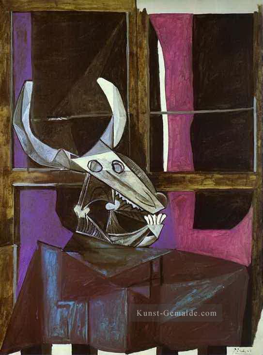 Stillleben mit Steers Skull 1942 kubist Pablo Picasso Ölgemälde